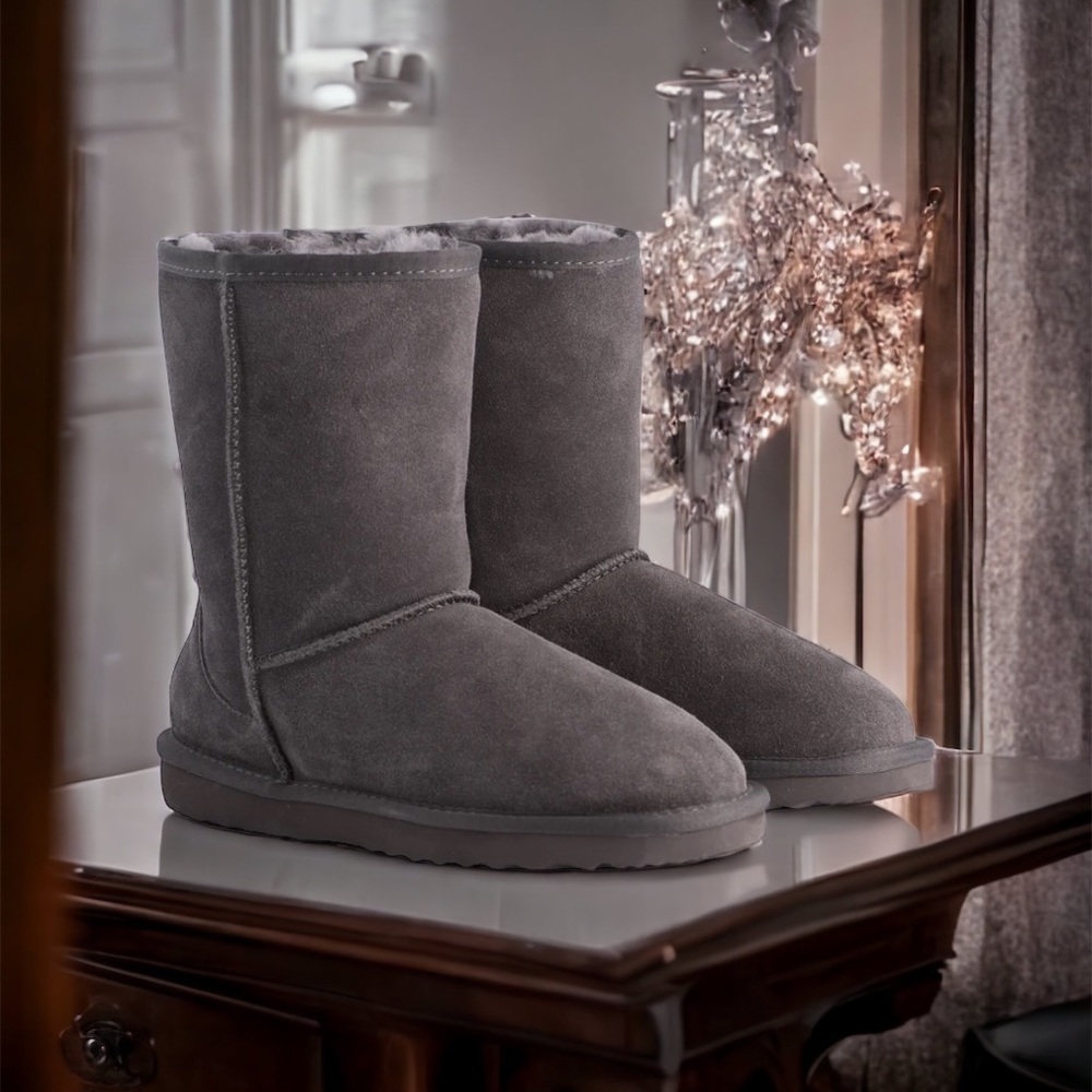 AUS WOOLI MID CALF
SHEEPSKIN BOOT - Grey